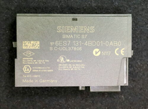 SIEMENS 4x Power Modul SIMATIC S7 4 DI HF DC24V 6ES7131-4BD01-0AB0 gebraucht