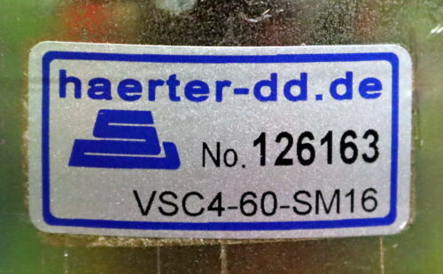 HÄRTER DÄMPFER Maschinenfuss für 350kg No. 126163 VSC4-60-SM16 - unbenutzt