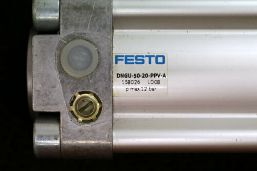 FESTO Pneumatikzylinder DNGU-50-20-PPV-A Art.Nr.158026 pmax= 12bar Kolben-Ø 50mm