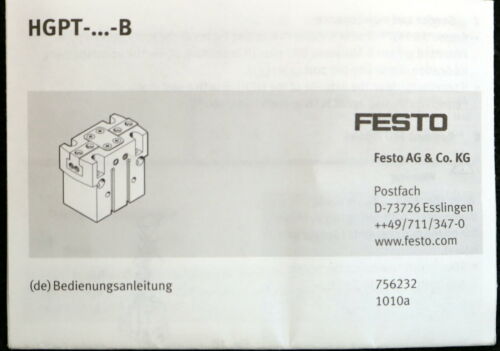 FESTO Parallelgreifer Parallel gripper HGPT-25-A-B-G1 Art.Nr. 560205 Hub 60mm