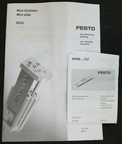 FESTO pneumatischer Linearantrieb DGSL-25-200-Y3A Nr. 544054 Kolben-Ø 25mm