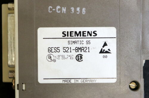 SIEMENS SIMATIC S5 Serial Interface CP 521 SI 6ES5521-8MA21 gebraucht - ok