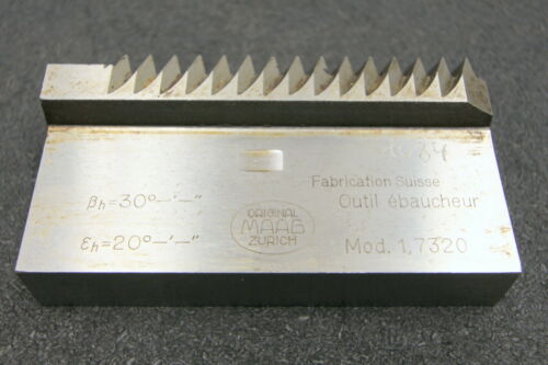 MAAG Hobelkamm rack cutter f. MAAG-Wälzhobelmaschinen m= 1,7320 Angle 20° 111x28mm