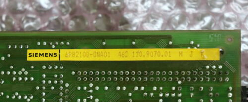 SIEMENS SIMODRIVE Control Board 6RB2100-0NA01 Erzeugnisstand HJK + 6RB2100-0SA01