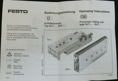 FESTO Mini-Schlitten mini slide SLT-25-150-A-CC-B Art.Nr. 197916 Kolben-Ø 25mm