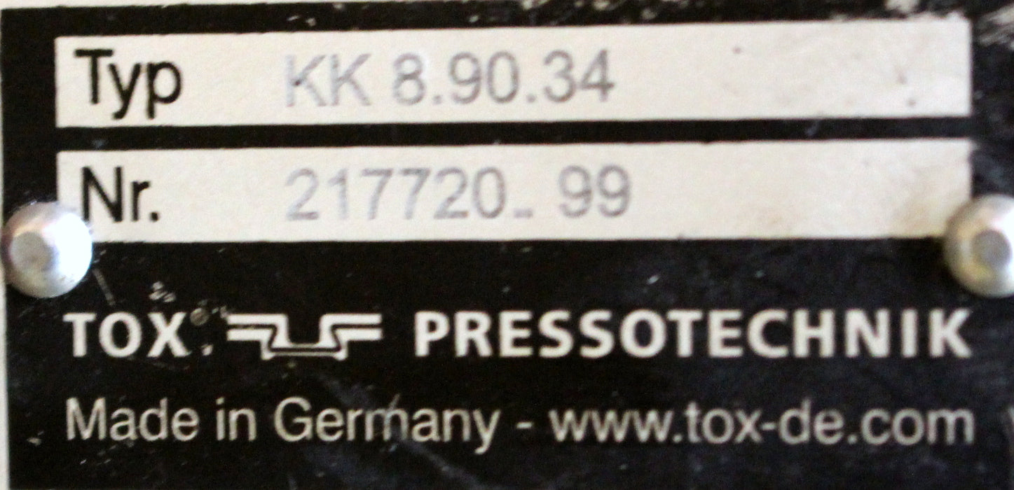 TOX PRESSOTECHNIK Kraftpaket PowerKurver KK 8.090.34 - 8kN 90° Nr. 217720.99