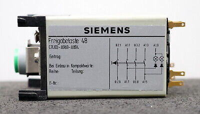 SIEMENS Freigabetaste 48 C74103-A969-A 894 CSL SPR Plug 56Pin-Gehäuse mit 9Pin