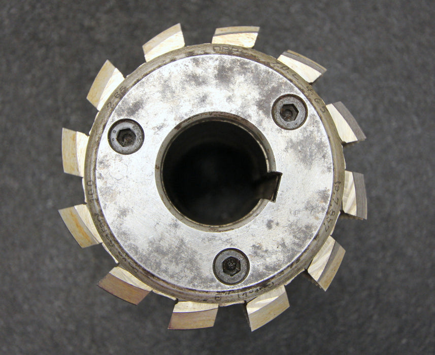 RAXA-GARANT Stollenwälzfräser involute spline hob m= 2,5mm BP III nach DIN3972