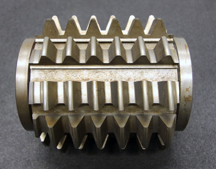 FETTE Stollenwälzfräser involute spline hob m= 6,5mm BP IV nach DIN3972 20° EGW