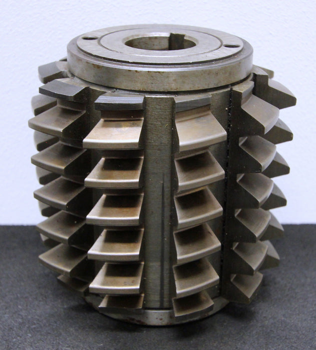 FETTE Stollenwälzfräser involute spline hob m= 5,5mm BP II nach DIN3972 20° EGW