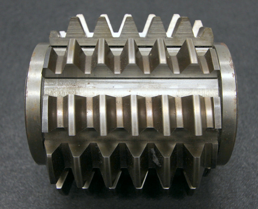 FETTE Stollenwälzfräser involute spline hob m= 5,5mm BP II nach DIN3972 20° EGW