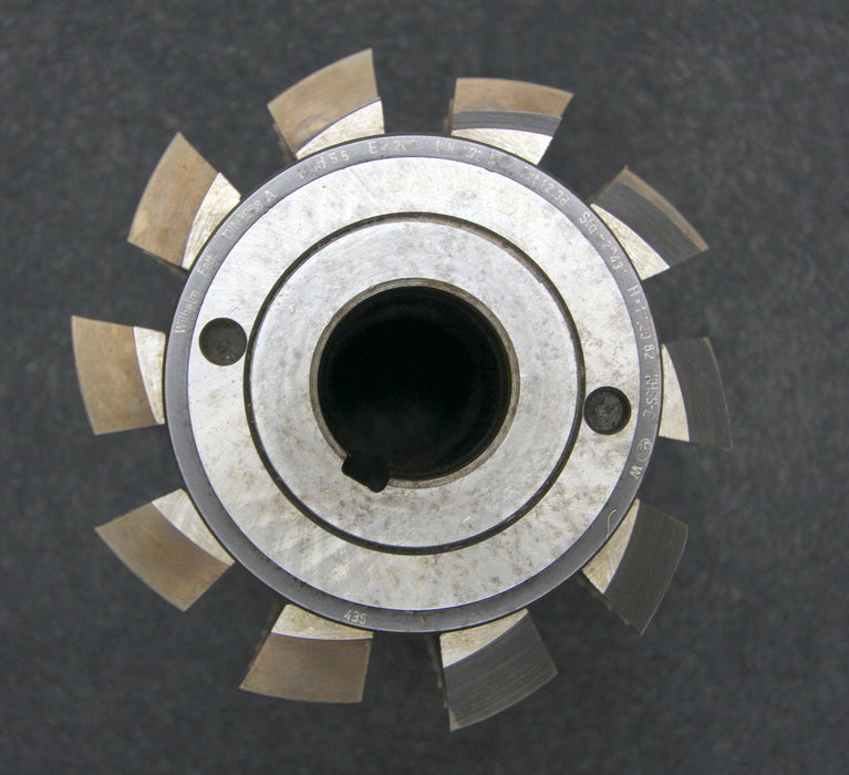 FETTE Stollenwälzfräser involute spline hob m= 5,5mm BP II nach DIN3972 20° EGW