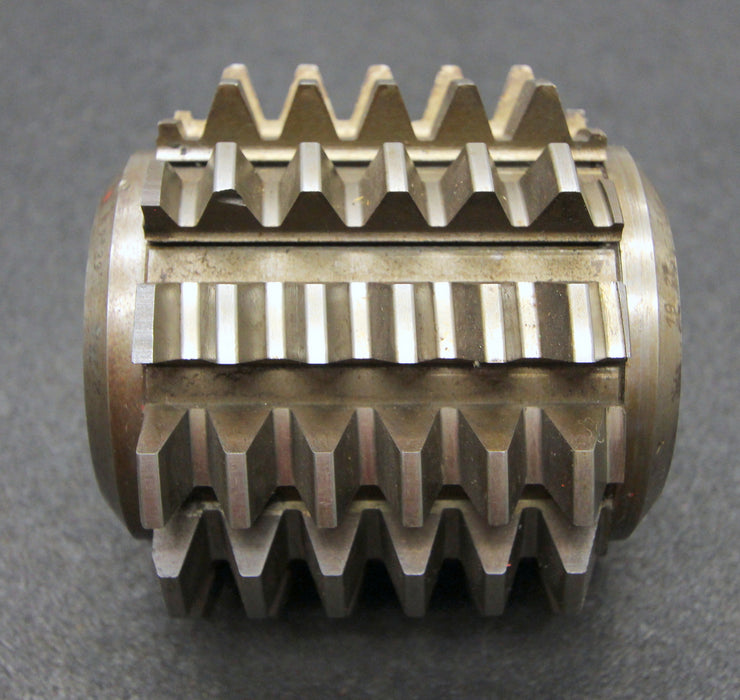 SAAZOR Stollenwälzfräser involute spline hob Fertigfräser m= 4,5mm BP I 20° LKN