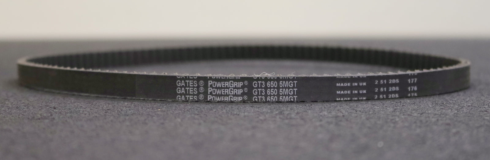 GATES POWERGRIP Zahnriemen Timing belt 5MGT Länge 650mm Breite 10,5mm unbenutzt