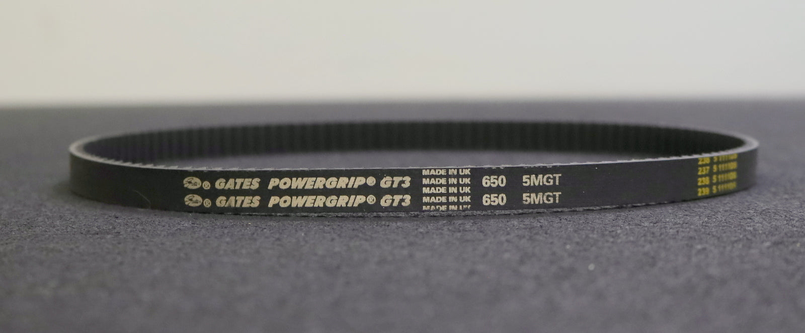 GATES POWERGRIP Zahnriemen Timing belt 5MGT Länge 650mm Breite 11,8mm unbenutzt