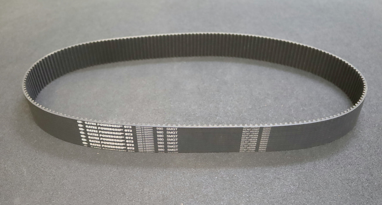 GATES POWERGRIP Zahnriemen Timing belt 5MGT Länge 980mm Breite 37mm unbenutzt