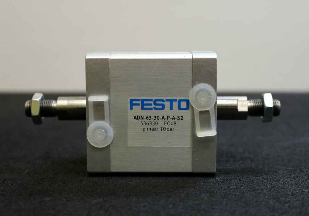 FESTO Kompaktzylinder Compact cylinder ADN-63-30-A-P-A-S2 Nr. 536330 Hub 30mm