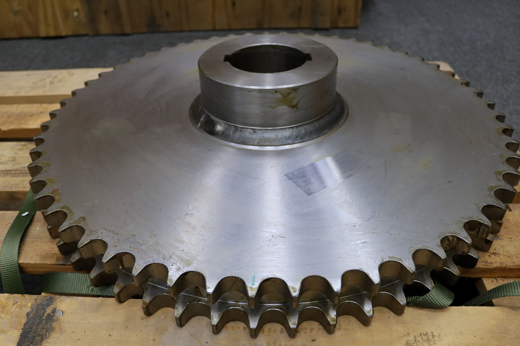 Doppelkettenrad mit einseitiger Nabe KR 24B-2 Z57 DUPLEX Chainwheel für 24B-2