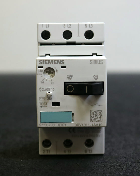 Bild des Artikels SIEMENS-Leistungsschalter-3RV1011-1AA10-1,1-1,6A-unbenutzt-in-OVP