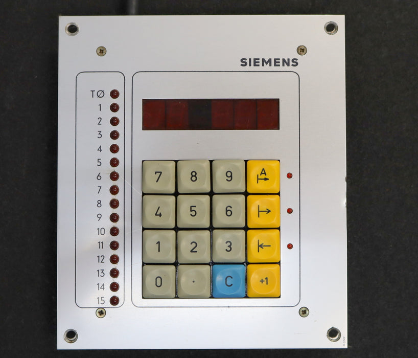 Bild des Artikels SIEMENS-Eingabe-Tastatur-C79458-L336-A1-185x160mm-mit-ITT-CANNON-gebraucht