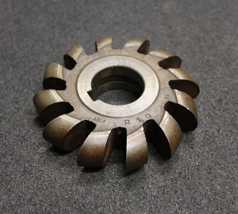 Bild des Artikels R.-STOCK-&-CO-Halbrund-Formfräser-konvex-Radiusfräser-Radius-10mm---87x20x27mm