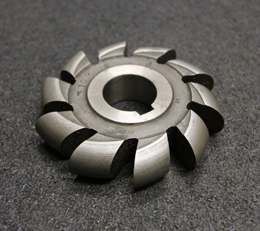 Bild des Artikels Halbrund-Formfräser-konvex-Radiusfräser-Radius-8mm---78x16x22mm-10-Spannuten