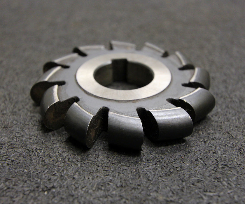 Bild des Artikels R.-STOCK-&-CO-Halbrund-Formfräser-konvex-Radiusfräser-Radius-5,5mm-12-Spannuten