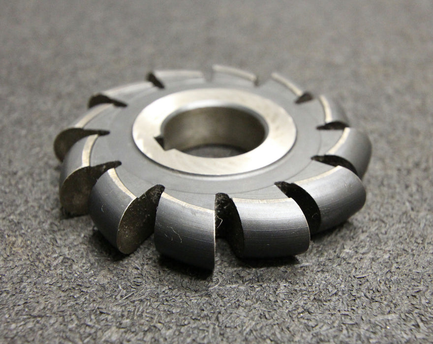 Bild des Artikels R.-STOCK-&-CO-Halbrund-Formfräser-konvex-Radiusfräser-Radius-6mm-12-Spannuten