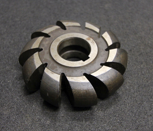 Bild des Artikels Halbrund-Formfräser-konvex-Radiusfräser-Radius-16mm---112x32x32mm-10-Spannuten