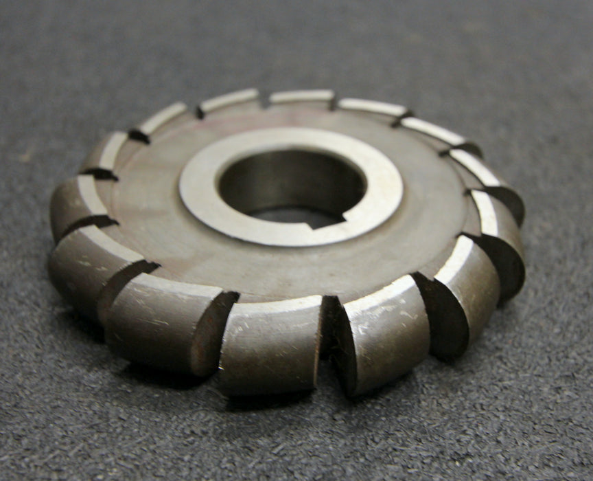 Bild des Artikels Halbrund-Formfräser-konvex-Radiusfräser-Radius-9mm-105x18x32mm-Spannuten:-14