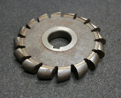 Bild des Artikels Halbrund-Formfräser-konvex-Radiusfräser-Radius-7mm-108x14x27mm-Spannuten:-16