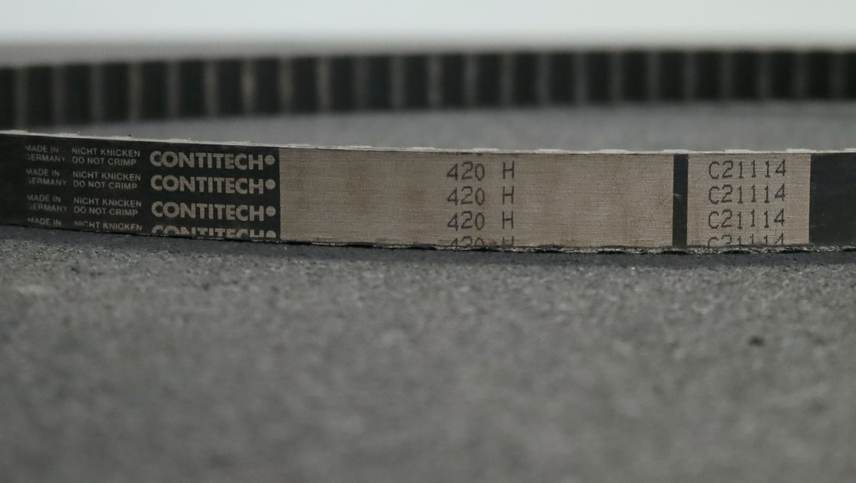 Bild des Artikels CONTITECH-Zahnriemen-Timing-belt-420-H-Breite-19,3mm-Länge-1066,8mm-unbenutzt