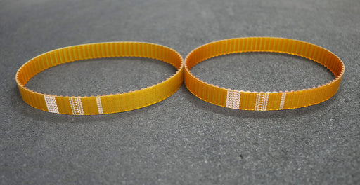 Bild des Artikels BANDO-2x-Zahnriemen-2x-Timing-belt-T5-Breite-16mm-Länge-425mm-unbenutzt