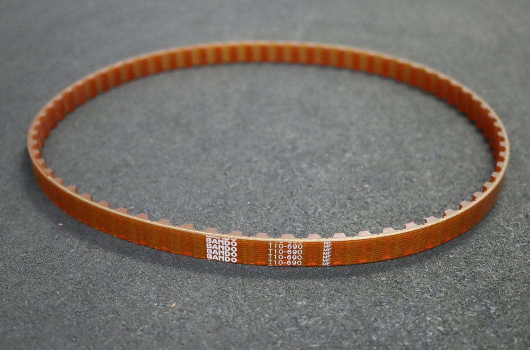 Bild des Artikels BANDO-2x-Zahnriemen-2x-Timing-belt-T10-Breite-12mm-Länge-690mm-unbenutzt