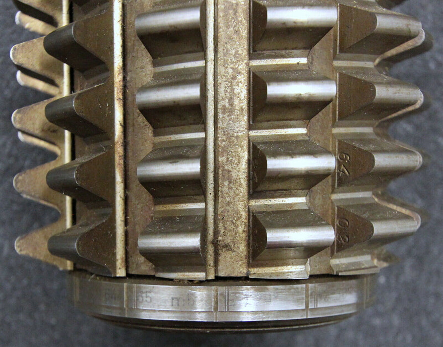 KLINGELNBERG Stollenwälzfräser involute spline hob m= 5mm 20° Ø110x110xØ32mm