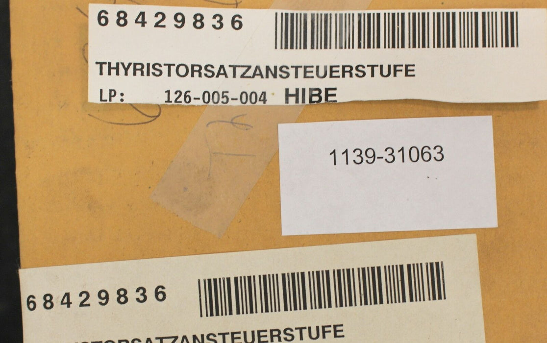 SIEMENS Thyristorsatzansteuerstufe tcb-cr14st 348-4 TRS04 00001