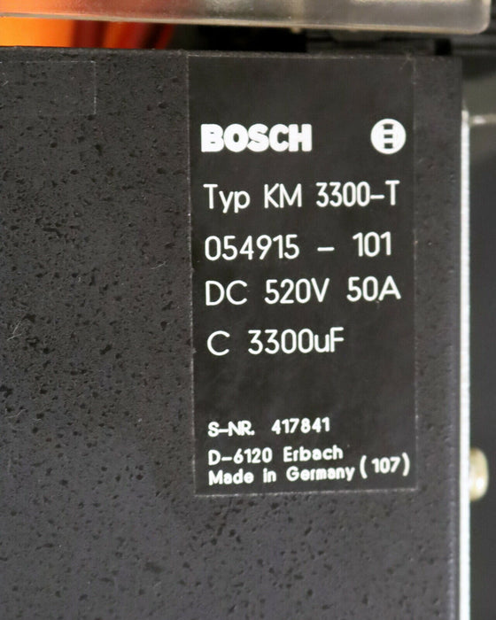 BOSCH Servodyn Kondensatormodul KM3300-T Art.Nr. 054915-101 520VDC 50A C= 3300µF