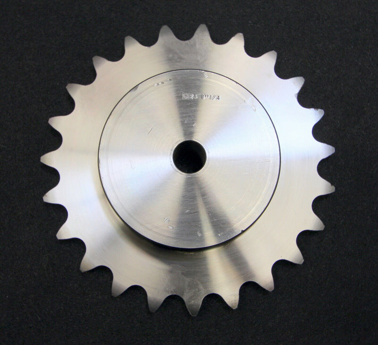 Kettenradscheibe mit einseitiger Nabe KRS Chainwheel Teilung 1 1/4"x3/4" Z= 23