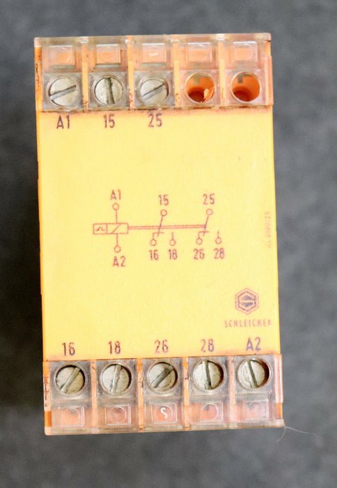 SCHLEICHER Zeitrelais SSB 12 Art.Nr. 10317859-323 016 U=24VAC/DC 50-60Hz 0,5sec