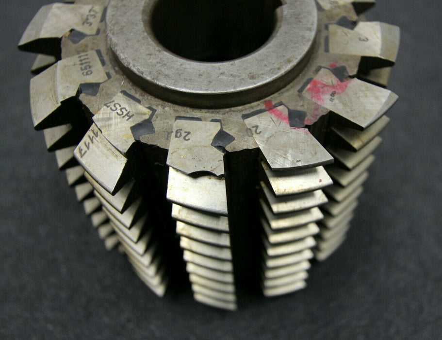 LEIMBACH Stollenwälzfräser involute spline hob m=3mm BP III nach DIN3972 20°