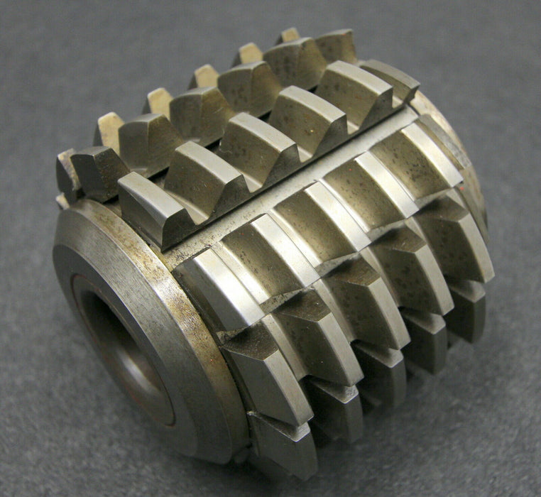 SAAZOR Stollenwälzfräser involute spline hob Fertigfräser m=5mm 18°13´ 1gg. Re.