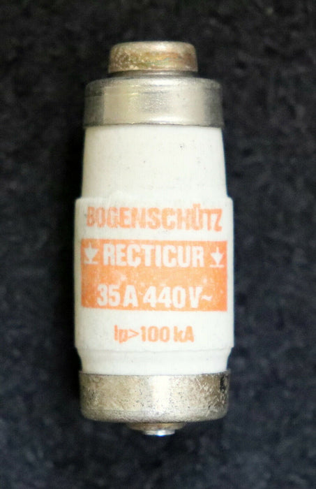 BOGENSCHÜTZ RECTICUR 25x Sicherungseinsatz fuse-link 35A 440V 100kA - unbenutzt