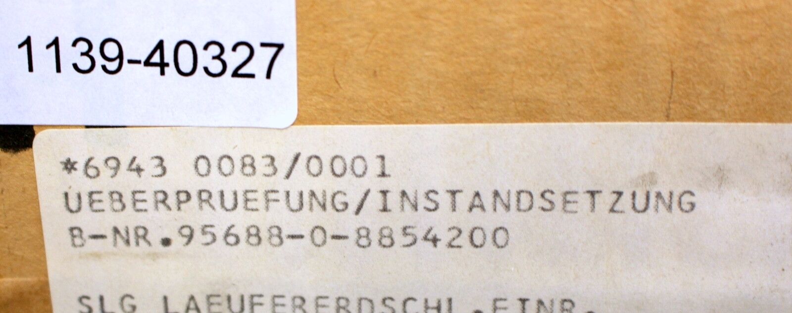 AEG Läufererdschl.Einr. SLG 01 RS 294D75 Un=1000V Uh=100V~ R1=50kOhm R2=5kOhm