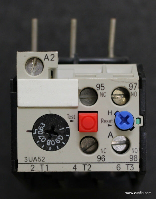 SIEMENS Überlastrelais overload relay 3UA5200-0J 0,63-1A