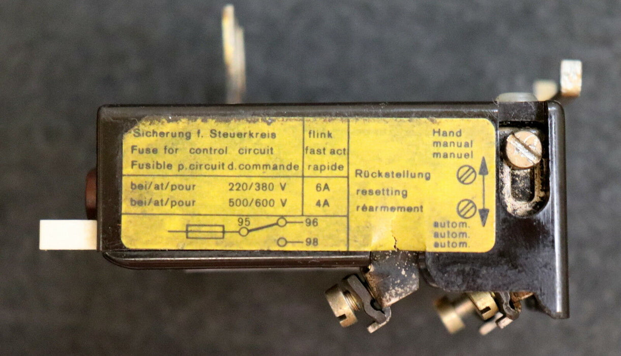 SIEMENS Überstromrelais für Schütz 3UA1000 1,6…2,4A gebraucht