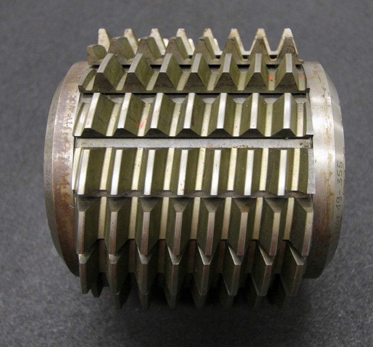 SAAZOR Stollenwälzfräser involute spline hob Vorfräser m= 4,5mm BP III 3gg. Li