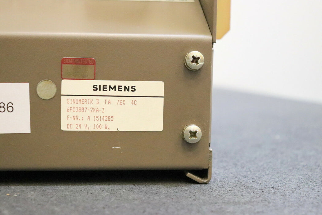 SIEMENS SINUMERIK 3 Baugruppen-Träger 6FC3887-2KA-Z 2-zeilig 570 025 7156.11FA