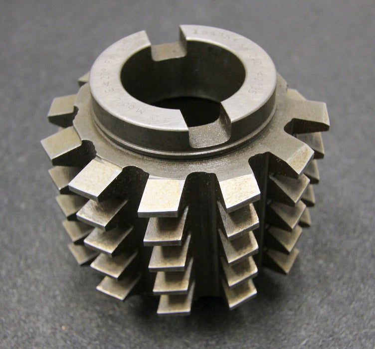 FETTE Vollstahlwälzfräser gear hob m= 4mm 20° EGW Ø100x90xØ40mm mit Quernut