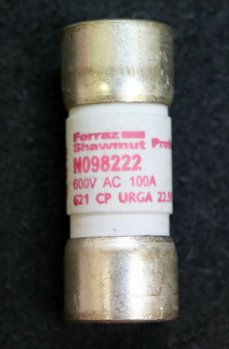 FERRAZ PROTISTOR 2x Sicherungseinsatz fuse-link N098222 621 CP URGA 22.58 100