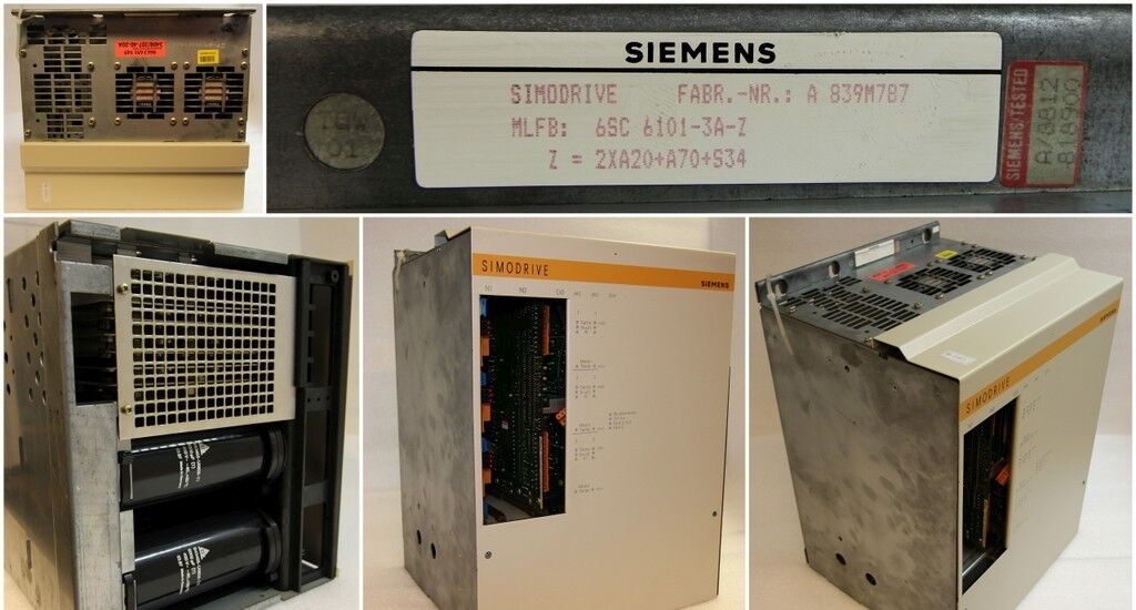 SIEMENS Simodrive 6SC 6101-3A-Z / A 839M787 / Z=2xA20+A70+S34